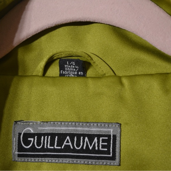 Preloved Guillaume  coat in a beautiful chartreuse green. - Picture 3 of 11